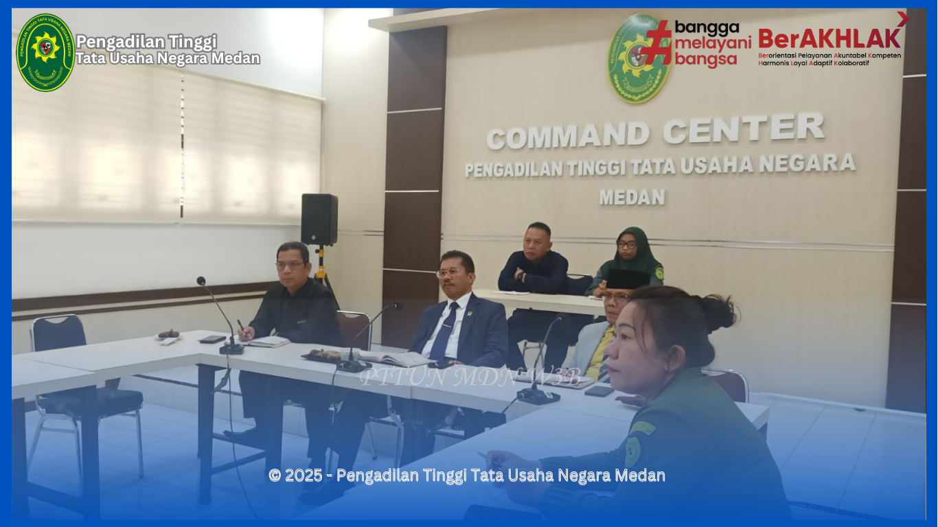 PTTUN Medan Hadiri Sosialisasi Pembaruan Aplikasi SIPP Tingkat Pertama Versi 6.0.1 Secara Daring