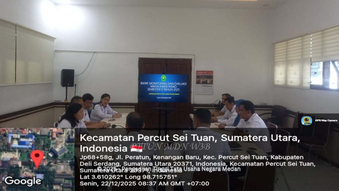 Rapat Monitoring dan Evaluasi Manajemen Risiko Semester II Tahun 2025