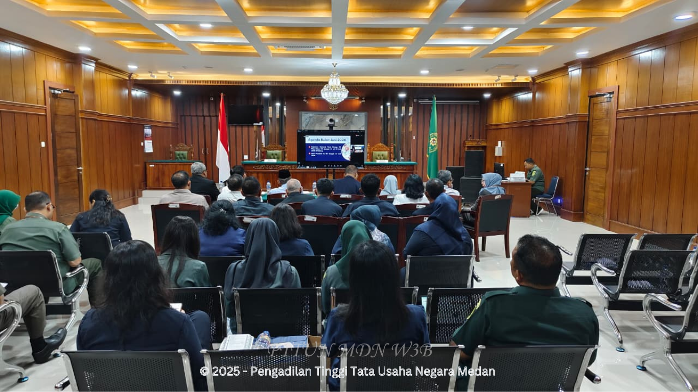 Pembinaan di Lingkungan Dirjen Badilmiltun dan Peradilan yang berada di bawahnya secara daring